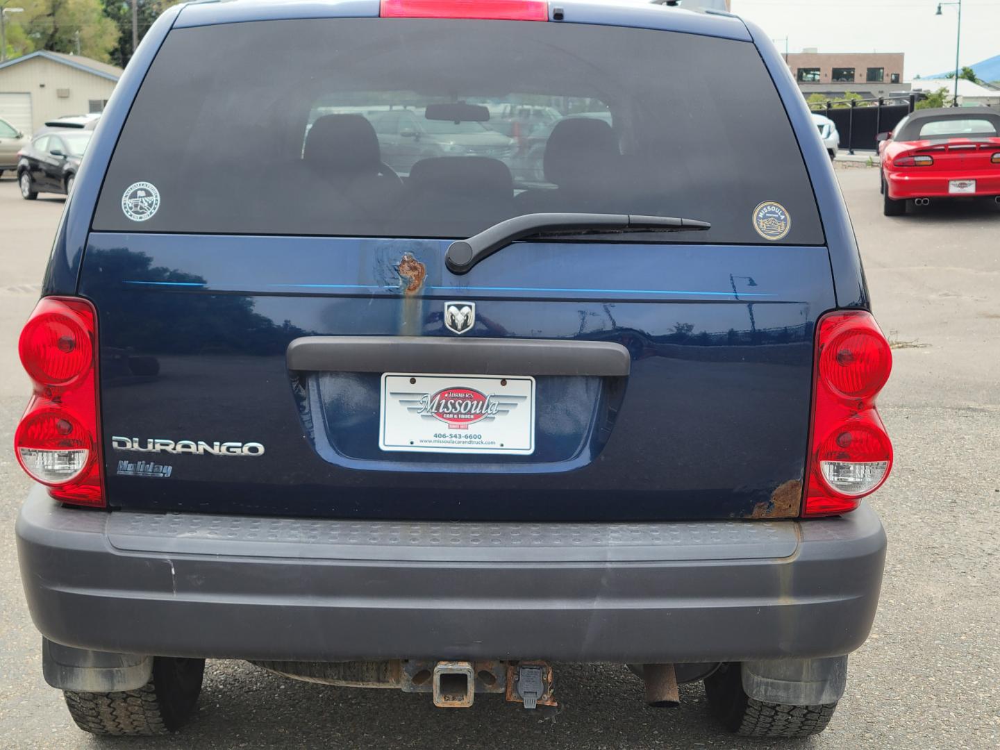 2005 Blue /GrAY Dodge Durango ST (1D4HB38N05F) with an 4.7L V8 engine, Automatic transmission, located at 450 N Russell, Missoula, MT, 59801, (406) 543-6600, 46.874496, -114.017433 - Looks a little rough but runs well. 4 Wheel Drive Works. 4.7V8 Engine. Automatic Transmission. 3RD Row Seating. Nice Wheels. Power Windows and Locks. Does have a Check Engine light on P0058. financing is NOT Available. - Photo#7